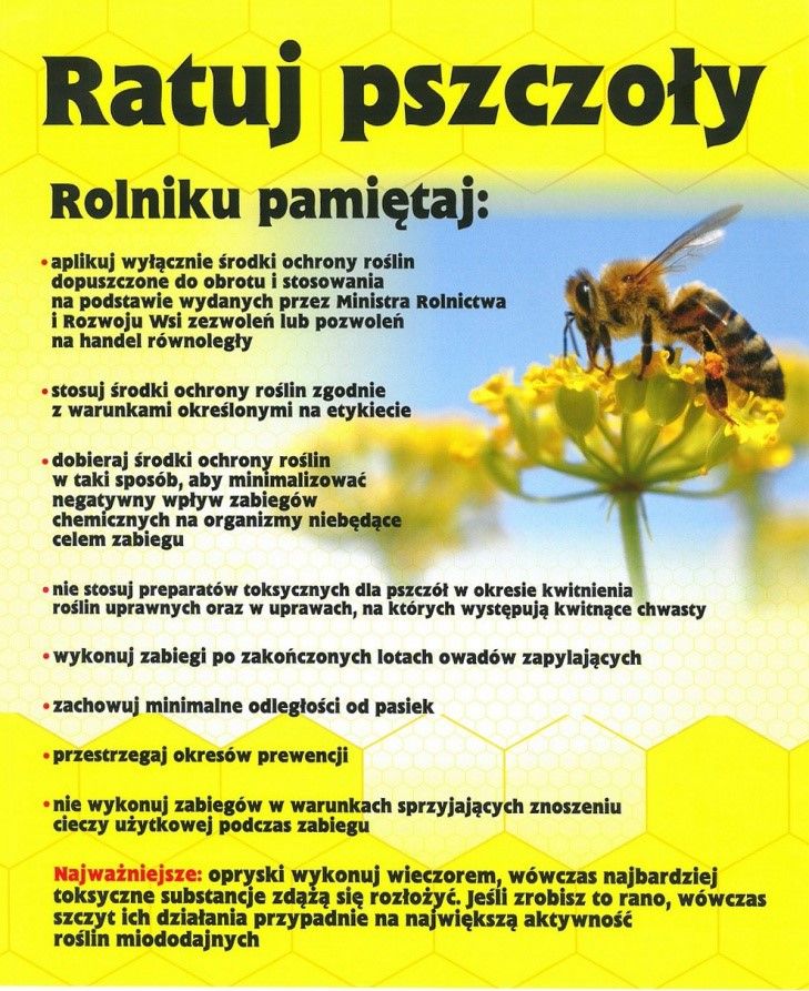 2022 komunikat pszczelarski
